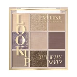 Eveline Cosmetics Look Up Palette von 9 Lidschatten Aber warum nicht, 10,8 g