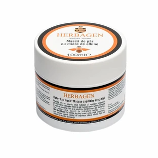 Haarmasker met biologische bijenhoning, 100 ml, Herbagen