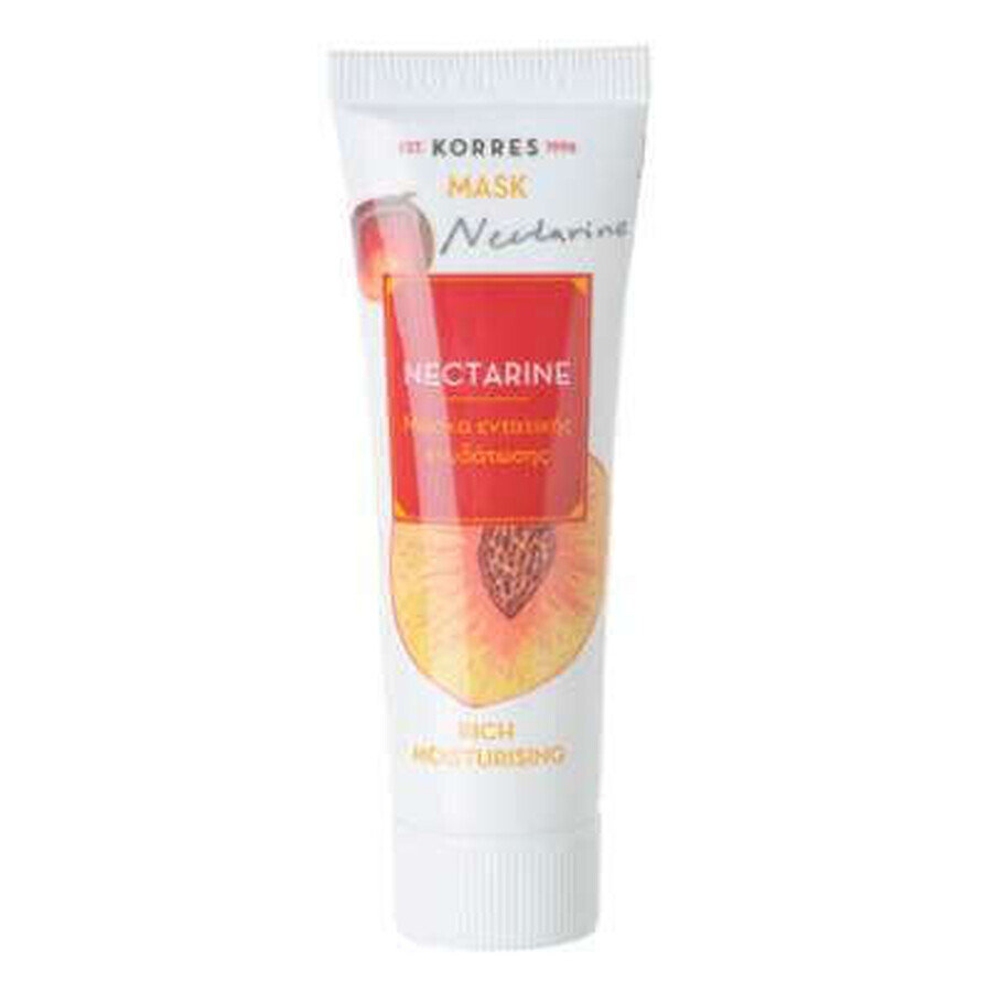 Mască facială cu acțiune de hidratare intensă cu extract de nectarine, 18 ml, Korres