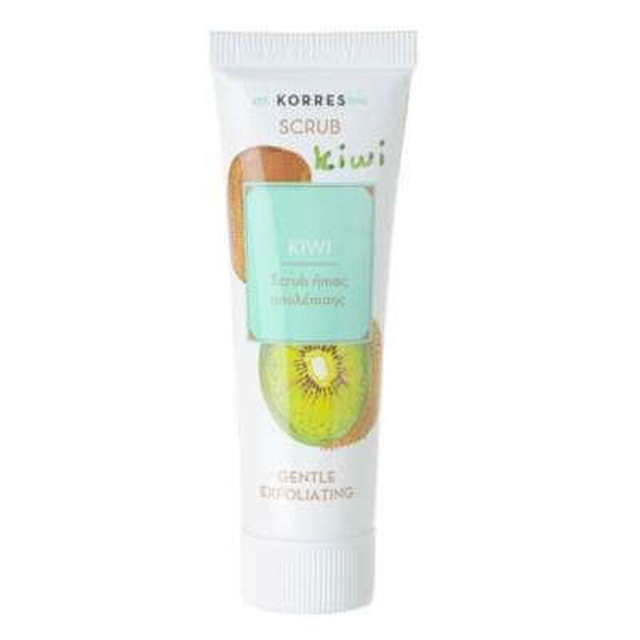 Mască facială pentru exfoliere delicată, cu extract de kiwi, 18 ml, Korres