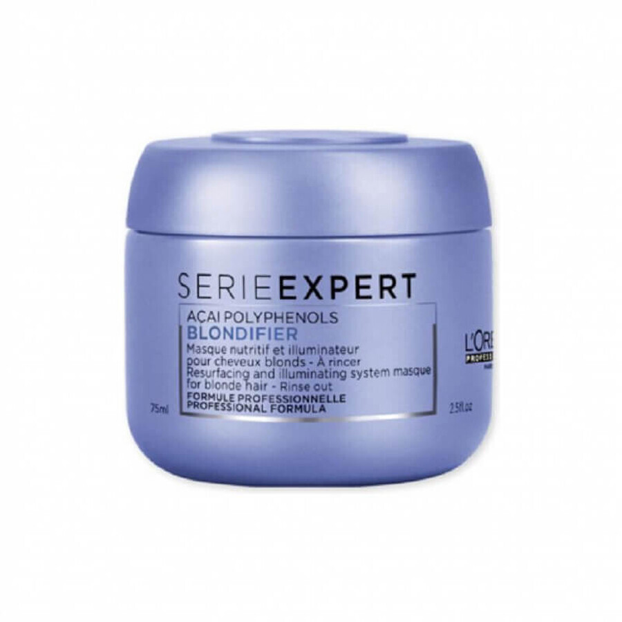 Mască regenerantă pentru păr blond, Blondifier, Serie Expert, 75 ml, L'Oreal Professionnel