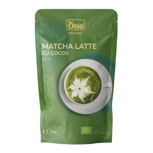 Matcha Latte with Coconut Organic, 125g, Obio