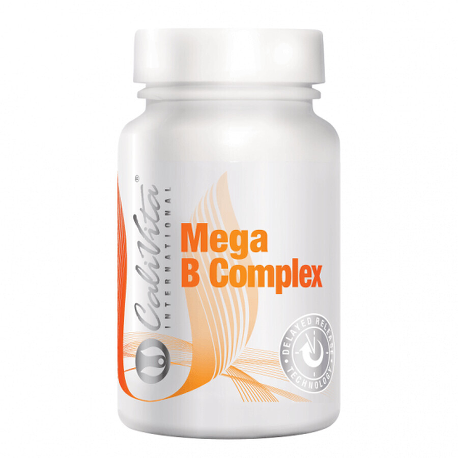 Mega B Complex, 100 tablete, Calivita