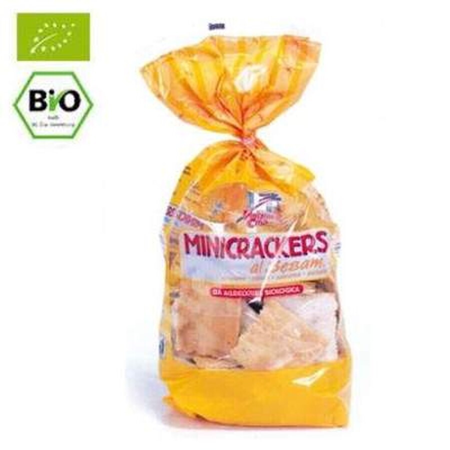 Mini biscuiți Bio cu susan, 250 g, La Finestra Sul Cielo