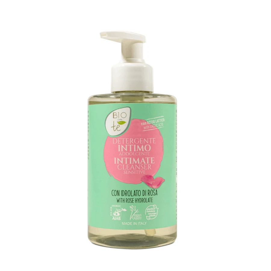 Organic intimate hygiene gel with damask rose hydrolate, 300 ml, Bioconte