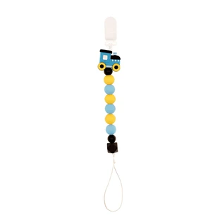 Silicone pacifier necklace, Tractor, Coccorito