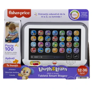 Tavoletta interattiva con 3 livelli di sviluppo, 12-36 mesi, Fisher Price