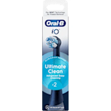 Oral-B IO Ultimate Clean Bürstenreserven IO Ultimate Clean Schwarz, 2 Stück