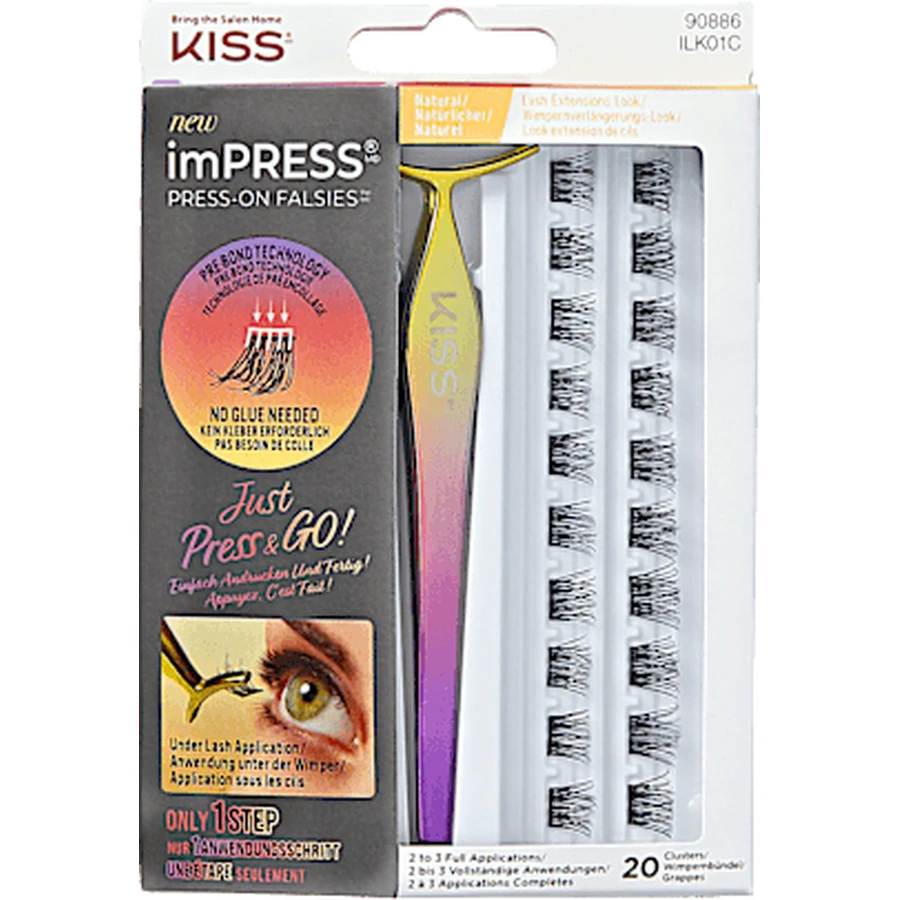 KISS Kit gen natuurlijke impressie Press-On, 1 kit