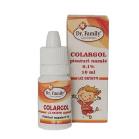 Colargol neusdruppels, 10 ml, Dr. Family