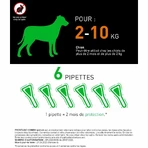 Frontline Combo spot-on dog S from 2-10 kg 6 0.67 ml pipettes