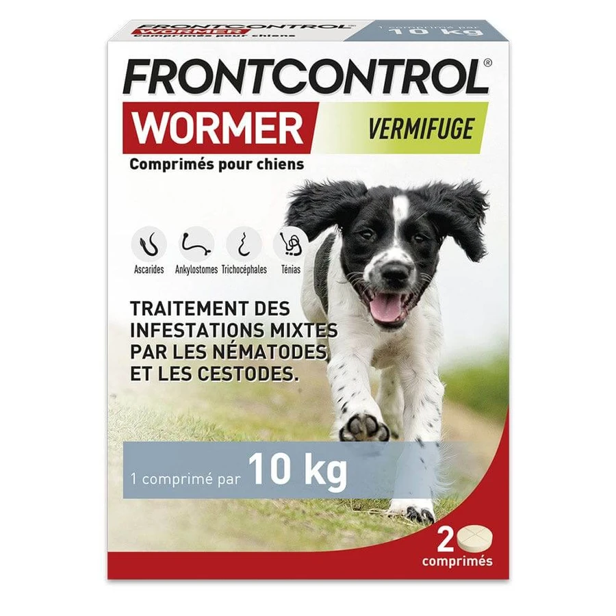 Frontline Frontcontrol Wormer Odrobaczanie Dla Psów 1 Tabletka na 10kg 2 Tabletki: ceny i cechy