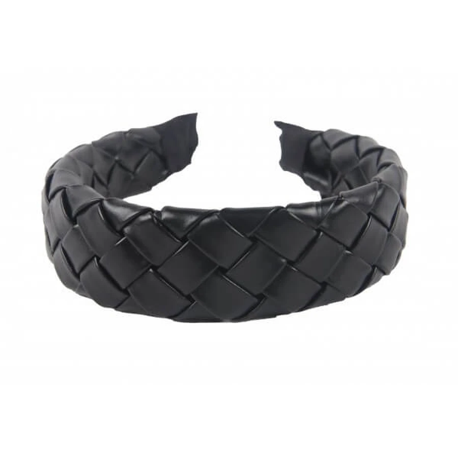 Donegal Geflochtenes Haarband schwarz FA-5761