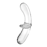 Consolador Satisfyer Doble Cristal Transparente, 1 pieza