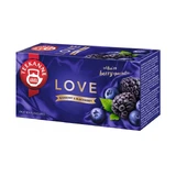 Teekanne World of Fruits Love Tea Heidelbeere amp; Brombeere, 20 Portionsbeutel