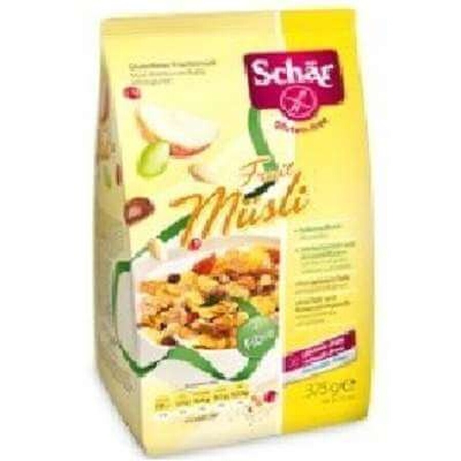 Musli cu fructe fara gluten, 375g, Schar