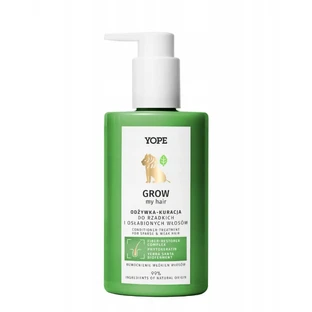 Yope Grow my Hair Acondicionador-cura para cabellos finos y debilitados 99%, 300 ml