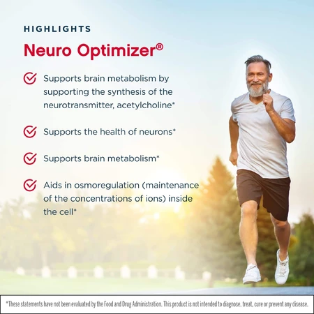 Neuro Optimiser Jarrow Formulas, 60 capsules, Secom