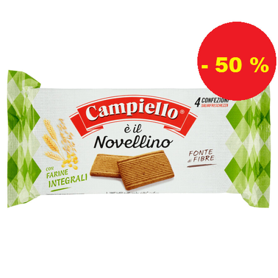 Oferta Pachet Biscuiți din făină integrală, 380g, Campiello