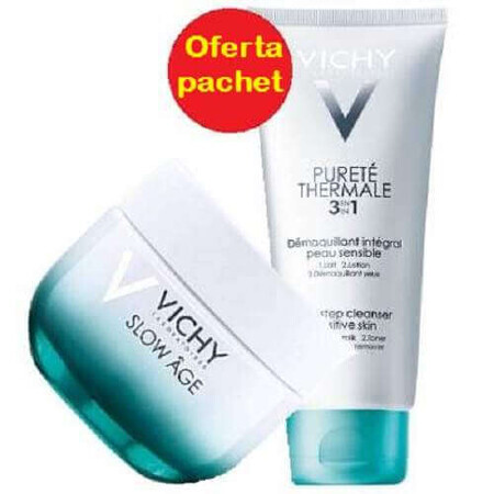 Ofertă Pachet Cremă anti-rid Slow Age ten normal-mixt, 50ml, Vichy