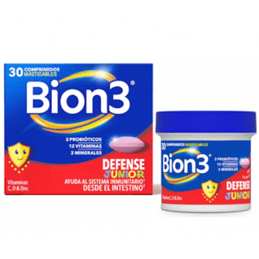 Bion3 Defense Junios 30 chewable tablets