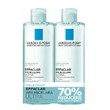 Ofertă Pachet, Apă Micelară Ultra, Effaclar, pentru piele grasă, 1+70% reducere la al doilea, 400 ml, La Roche Posay