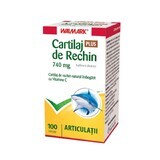 Cartilaj de Rechin Plus 740 mg cu vitamina C, 100 capsule, Walmark