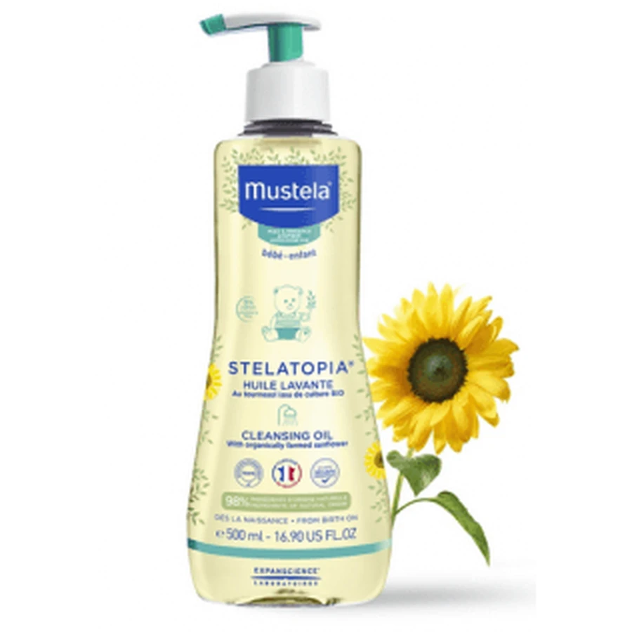 Mustela Stelatopia Olejek do kąpieli i pod prysznic 500ml: ceny i cechy