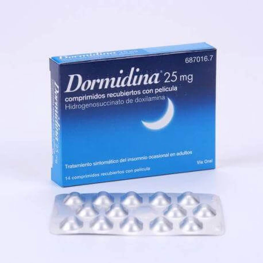 DORMIDINE 25 MG 14 TABLETS