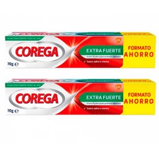 Corega DUPLO Extra Fuerte 2 x 70g