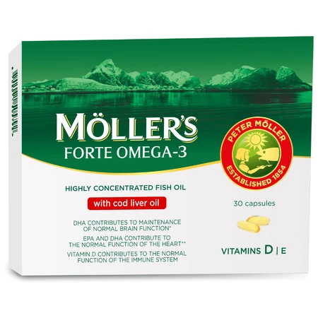 Omega-3 Forte, 30 capsules, Möller's