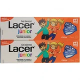 Lacer Duplo Junior Erdbeer-Zahnpasta 2x75ml