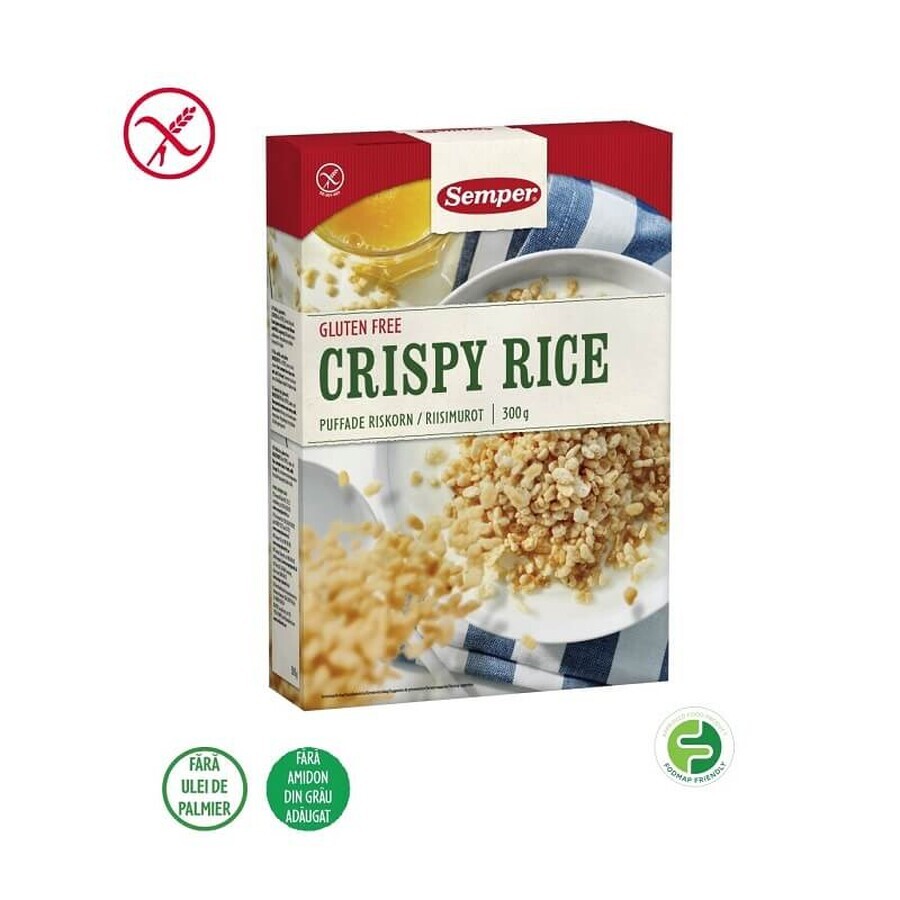 Glutenfreier knuspriger Blähreis, 300 g, Semper