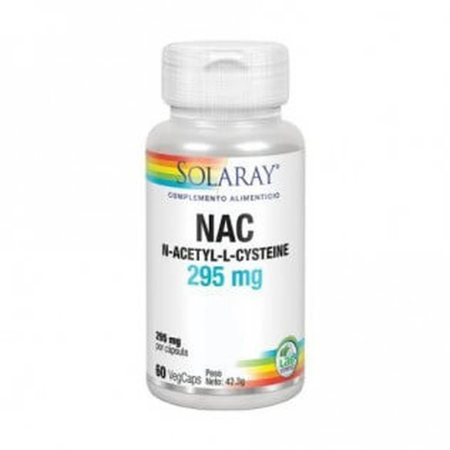 Solaray NAC 295mg 60 Veg Caps