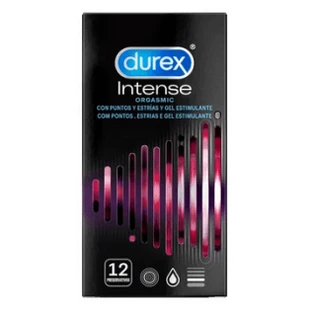 Durex Intense Orgasmic Condoms, 12 pcs.