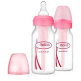 Rosa Flasche verpacken Optionen PP, +0Monate, 120ml, 2Stück, Dr. Browns