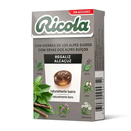 Ricola Sugar-Free Licorice Candy 50g
