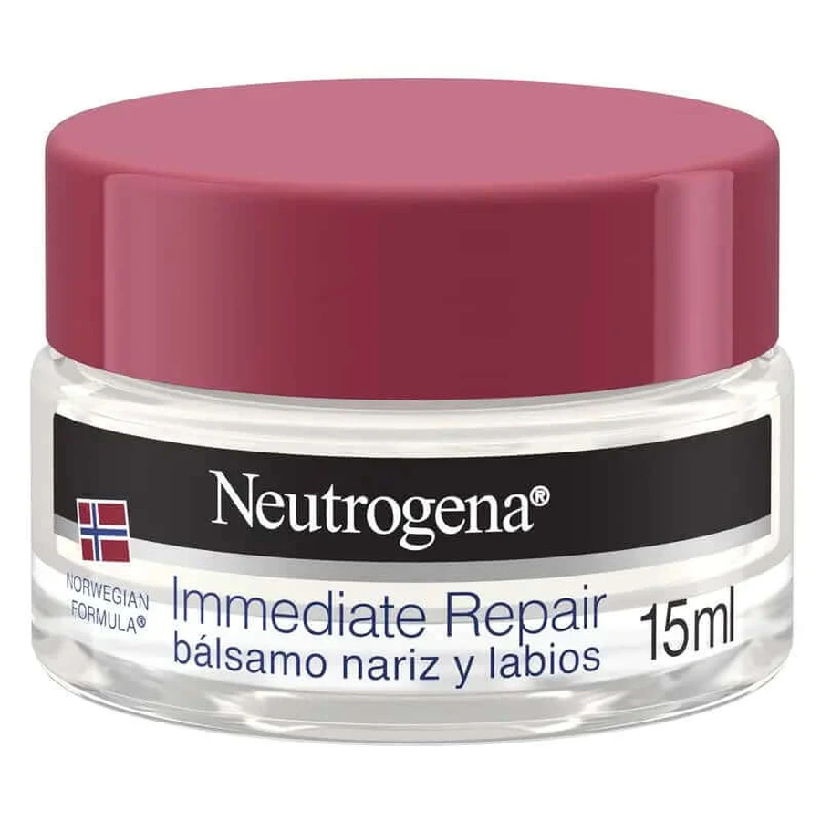 Neutrogena onmiddellijke reparatiebalsem voor neus en lippen,15 g
