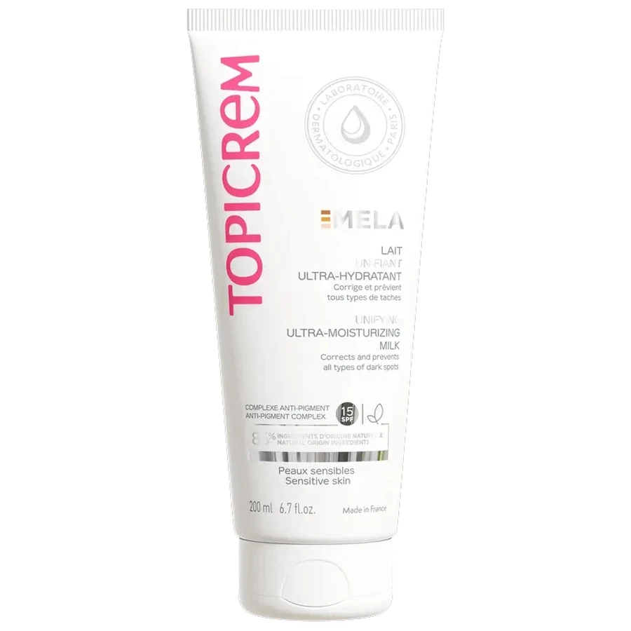 Topicrem Mela Ultra Hydraterende Unificerende Melk 200ml