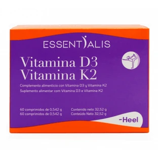Essentialis Vitamin D3 + K2 60 tablets