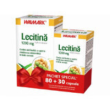 Lechitin 1200mg pack, 80 30 capsules, Walmark