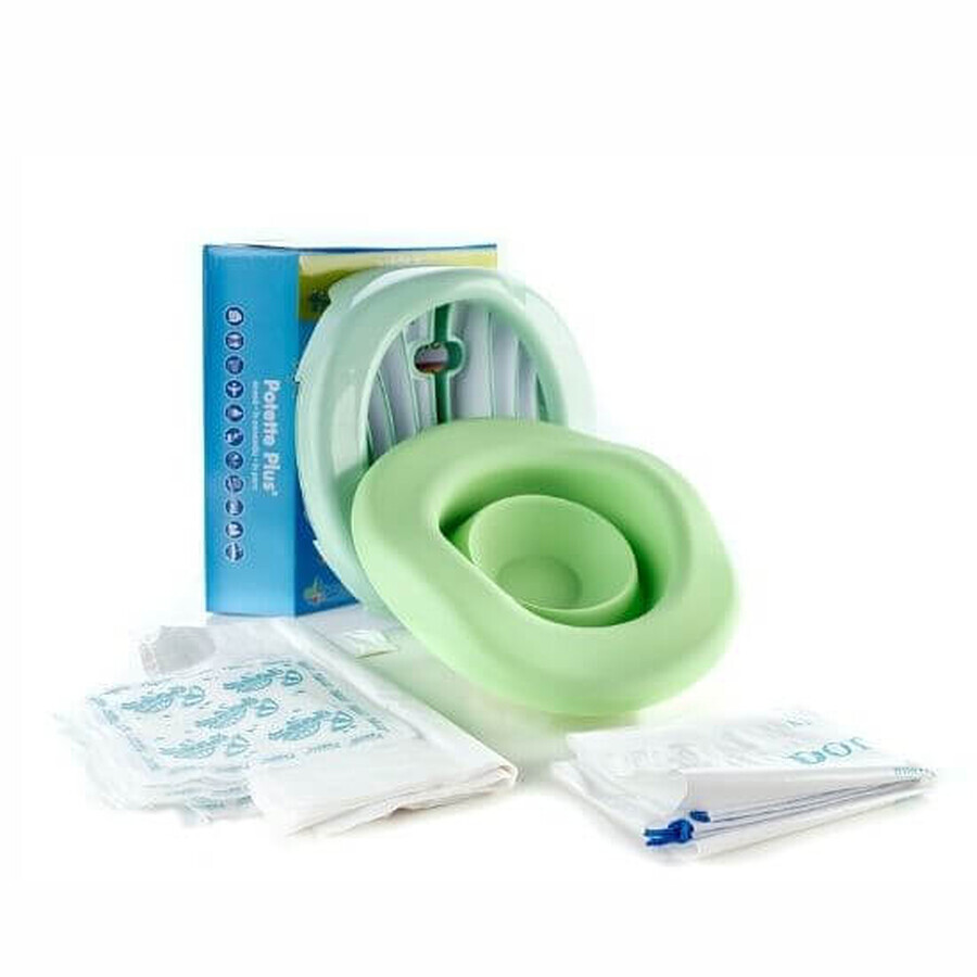 Pachet Olita portabila 2 in1, verde, Potette Plus