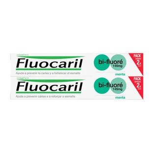 Fluocaril DUPLO Bi-Fluoride Mint Paste 145mg 2x75ml