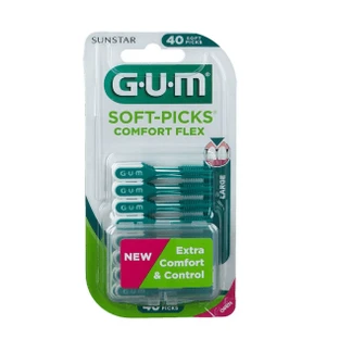 GUM Soft Picks Comfort Flex LARGE, 40 st.