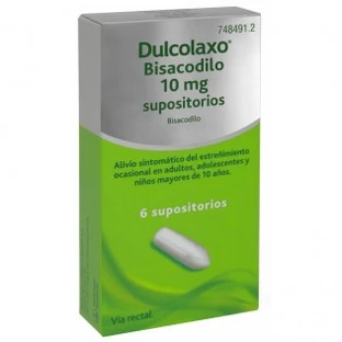 DULCOLAXO BISACODILO 10 MG 6 SUPOSITORIOS