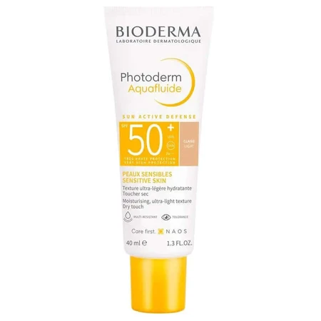 Bioderma Photoderm Aqua-Fluid SPF50+ Colore Chiaro, 40ml