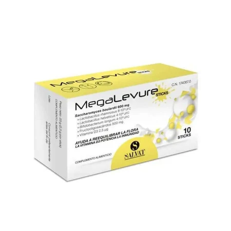 Megalevure Sabor Platano, 10 Sticks