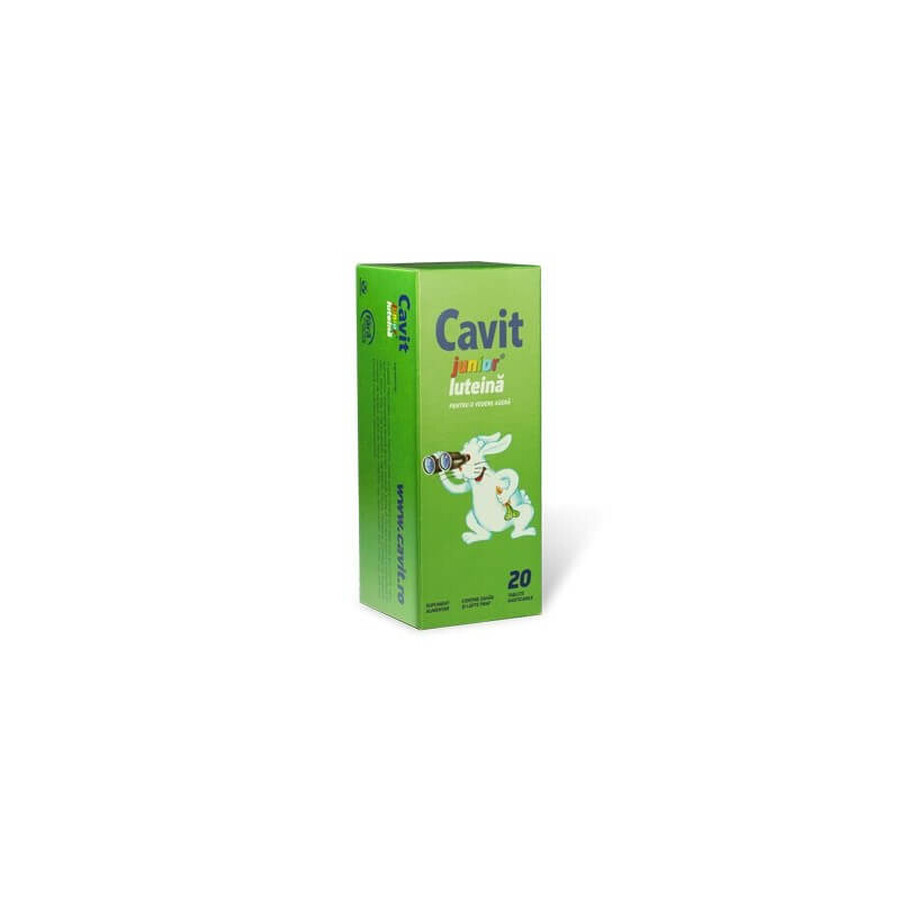 Cavit Junior Luteina, 20 tablete, Biofarm