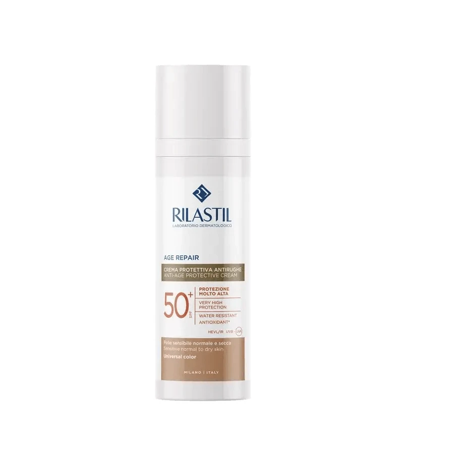 Rilastil Zon Systeem Leeftijdherstellende Kleur SPF50+, 50ml