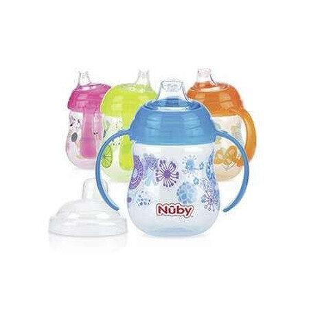 Pahar stop picatura cu manere, click lock, 6L+, 270ml, 10320, Nuby